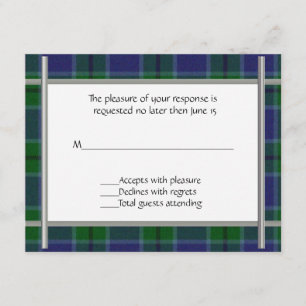 Scott Play Wedding RSVP-kaart RSVP Kaartje