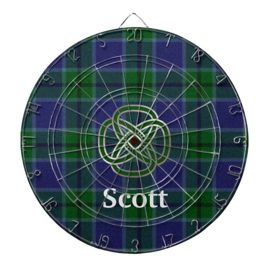Scott Pset met Celtic Knot Dart Board Dartbord (Voorkant)