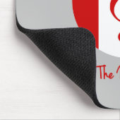 Scott Ruhs Logo en laat de muziek spelen! Muismat (Hoek)