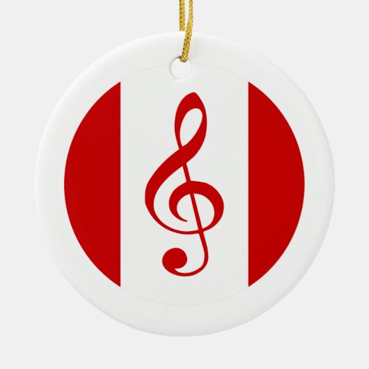 Scott Ruhs Logo Keramisch Ornament (Voorkant)