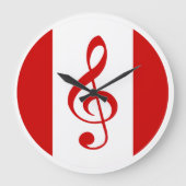 Scott Ruhs Logo Large Clock Grote Klok (Voorkant)