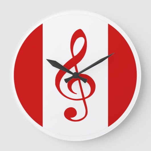 Scott Ruhs Logo Large Clock Grote Klok (Voorkant)