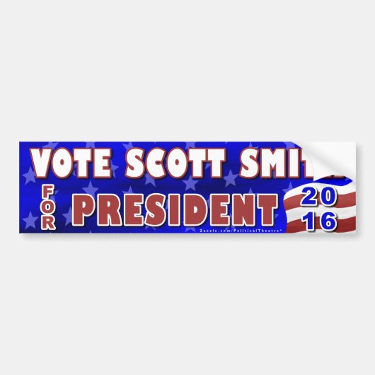 Scott Smith President 2016 Verkiezingsonafhankelij Bumpersticker (Voorkant)