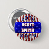 Scott Smith President 2016 Verkiezingsonafhankelij Ronde Button 5,7 Cm (Voorkant /achterkant)