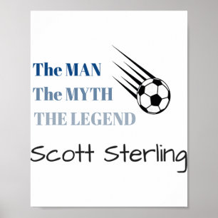 Scott Sterling T-shirt Studio C Voetbal Keeper Fan Poster