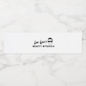 Scott Storch Waterfles Etiket (Enkel label)