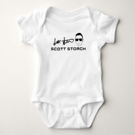 Scott Storch White Baby One Piece Baby Bodysuit