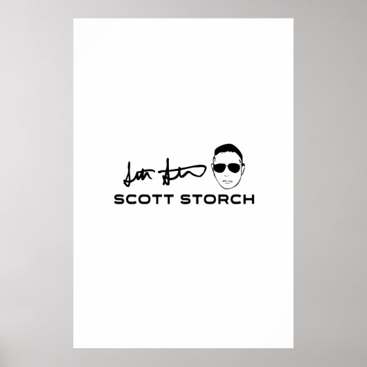 Scott Storch White Poster (Voorkant)