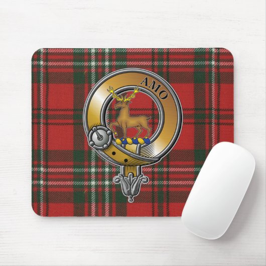 Scott Tartan & Badge Muismat (Met muis)