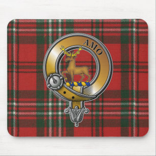 Scott Tartan & Badge Muismat