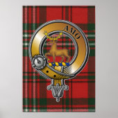 Scott Tartan & Badge Poster (Voorkant)