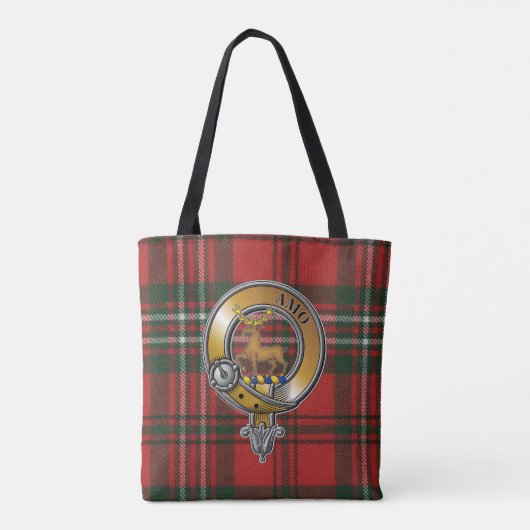 Scott Tartan & Badge Tote Bag (Achterkant)