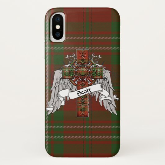 Scott Tartan Cross Case-Mate iPhone Case (Achterkant)