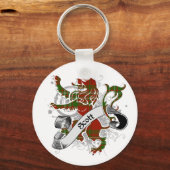 Scott Tartan Lion Sleutelhanger (Voorkant)