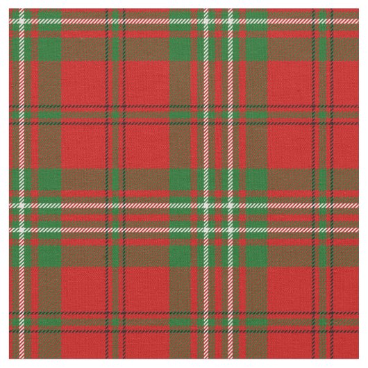 Scott Tartan Print Stof (Close Up)