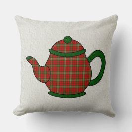 Scott Tartan Pset Teapot Kussen