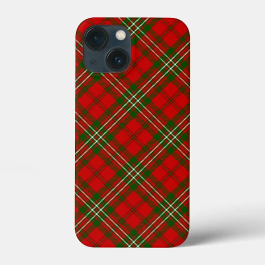 Scott tartan red green plaid Case-Mate iPhone case (Achterkant)