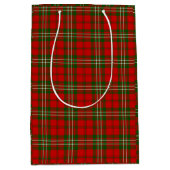 Scott tartan red green plaid medium cadeauzakje (Voorkant)