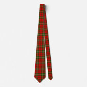 Scott tartan red green plaid stropdas (Voorkant)