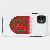 Scott Tartan Scottish Play Lion Rampant Case-Mate iPhone Case (Achterkant (horizontaal))