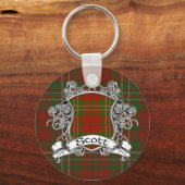 Scott Tartan Shield Sleutelhanger (Voorkant)