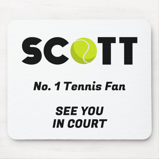 Scott Tennis Muismat (Voorkant)