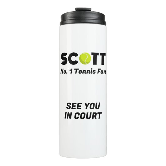 Scott Tennis Thermosbeker (Voorkant)