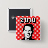 Scott Walker 2010 Vierkante Button 5,1 Cm (Voorkant /achterkant)