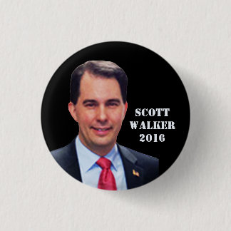 Scott Walker 2016 Ronde Button 3,2 Cm