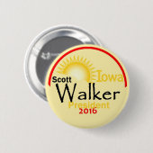 Scott WALKER 2016 Ronde Button 5,7 Cm (Voorkant /achterkant)