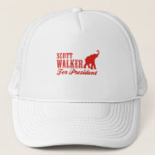 SCOTT WALKER FOR PRESIDENT (GOP) TRUCKER PET (Voorkant)