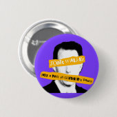 Scott Walker Gewoon een Punk in Gouverneurs Pants Ronde Button 5,7 Cm (Voorkant /achterkant)