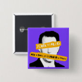 Scott Walker Gewoon een Punk in Gouverneurs Pants Vierkante Button 5,1 Cm (Voorkant /achterkant)