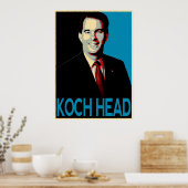 Scott Walker - Koch Head Poster (Keuken)