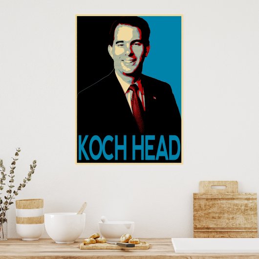 Scott Walker - Koch Head Poster (Keuken)