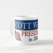 Scott Walker President 2016 Koffiemok (Voorkant links)