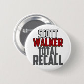 Scott Walker - Total Recall Ronde Button 5,7 Cm (Voorkant /achterkant)