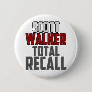 Scott Walker - Total Recall Ronde Button 5,7 Cm