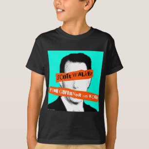 Scott Walker Uw gouverneur op Koch T-shirt