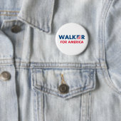 Scott Walker voor Amerika Ronde Button 5,7 Cm (In situ)