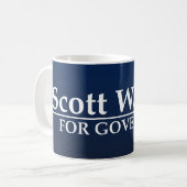 Scott Walker voor gouverneur Koffiemok (Voorkant links)
