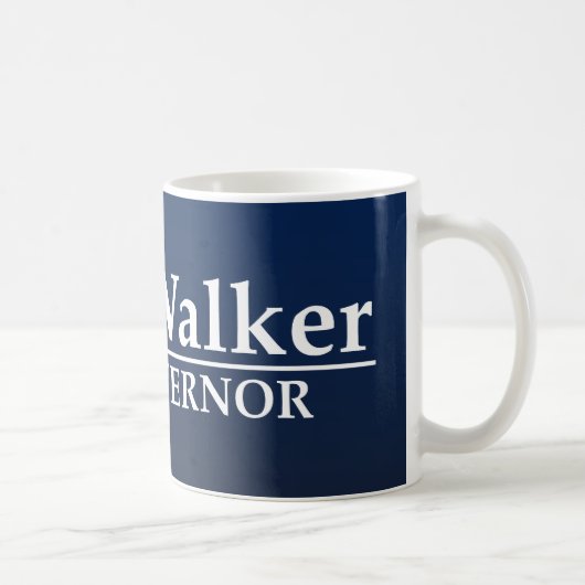 Scott Walker voor gouverneur Koffiemok (Rechts)