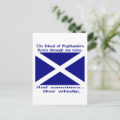 Scott Whisky St. Andreas Briefkaart (Staand voorkant)