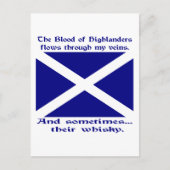 Scott Whisky St. Andrew Briefkaart (Voorkant)