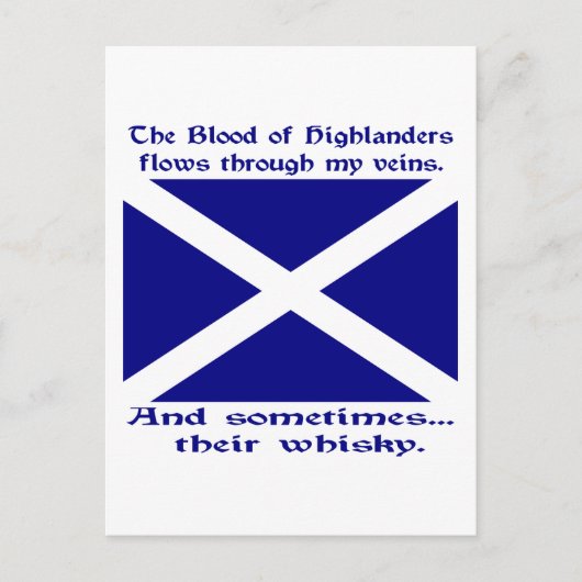 Scott Whisky St. Andrew Briefkaart (Voorkant)