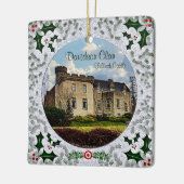 Scottiah Davidson Clan Tulloch Castle Tartan Xmas Keramisch Ornament (Links)