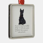 Scottie Aandenken Ornament - MANNETJE (Rechts)