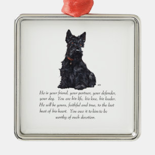 Scottie Aandenken Ornament - MANNETJE