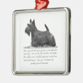 Scottie Aandenken Ornament - MANNETJE (Links)