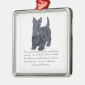 Scottie Aandenken Ornament - MANNETJE (Links)